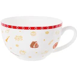 Чайний набір Lefard Christmas Delight, 250 мл, білий з червоним (985-143) - мініатюра 2