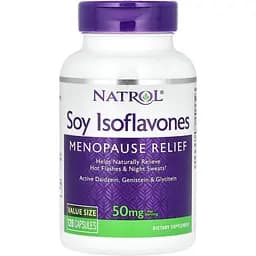 Ізофлавони сої Natrol Soy Isoflavones 50 мг 120 капсул