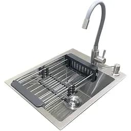 Комплект мийка + змішувач Romzha Arta U-350S (С)