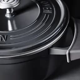 Гусятниця GreenPan Featherweights з кришкою 25 см  6.2 л чорна (CC002222-001) - мініатюра 2