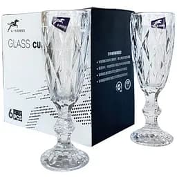 Набір бокалів для шампанського Crystal 170 мл 6 шт. в упаковці G Horse YBCG-236 (83000236_YBCG-236)