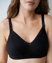 Бюстгальтер - топ для вагітних і годуючих мам Amethyst 80G Мамин Дім Чорний