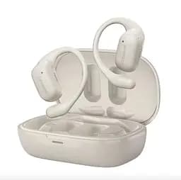 Бездротові спортивні Bluetooth навушники Langsdom TS17 Open-Ear з спрямованим звуком і мікрофоном Бежевий