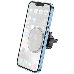 Тримач HOCO H1 Crystal magnetic (air outlet) фіолетовий - мініатюра 9