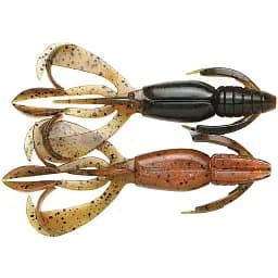 Силікон Keitech Crazy Flapper 2.4" #438 Green Pumpkin Fire (10 шт/уп)