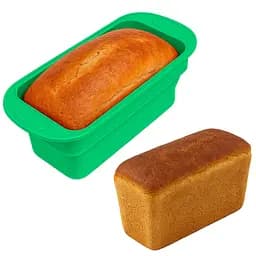 Форма для випікання хліба силіконова 29.5х12.3х11 см, Profsil Зелений 87148