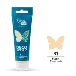 Акрил для декору Тілесний (31) матовий 75 мл Rosa Talent