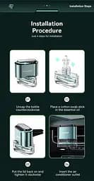 Авто освіжувач повітря для машини Essager Car air outlet press type perfume bottle - мініатюра 3