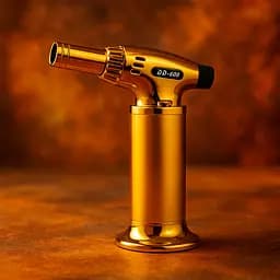 Газовий пальник DONGDOND DD-600 з п’єзопідпалом, турбопальник для розпалювання, золотистий - мініатюра 2