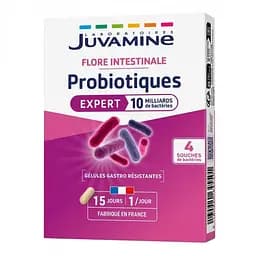 Пробіотик Juvamine Пробіотичний баланс 4 штами 15 капсул