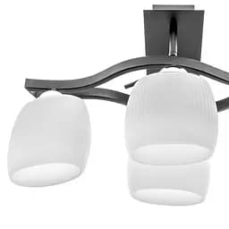 Люстра стельова Brille класична E27 60W BK (BR-01462C/4) - мініатюра 5