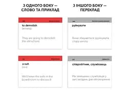 Настільна гра English Student Картки для вивчення англійської мови English Student IELTS рівень 7.0-8.0 (укр.) (591226015) - мініатюра 2
