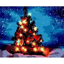 Картина за номерами ZiBi Art Line Святкова ялинка 40х50 см (ZB.64118)