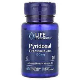 Вітаміни та мінерали Life Extension Pyridoxal 5'-Phosphate 100 mg, 60 вегакапсул