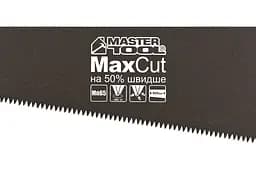 Ножівка ручна MasterTool по дереву 400 мм 7T х 1" потрійне заточення з тефлоновим покриттям - мініатюра 2