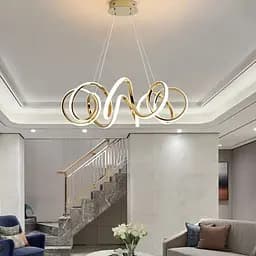 Роскошная золотая люстра MARCELA Ø 50 см Line F | Ст. MJ74-500 TGD