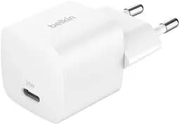 Зарядное устройство сетевое 25Вт USB-С PD PPS белый Belkin teh0018804