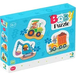 Пазл DoDo 3 в 1 Транспорт, 9 элементов (300392)