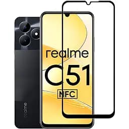 Захисне скло BeCover для Realme C51 Black (710301) - мініатюра 4