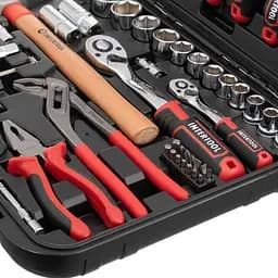 Набір інструментів Intertool ET-8100 100шт [85176] - мініатюра 4