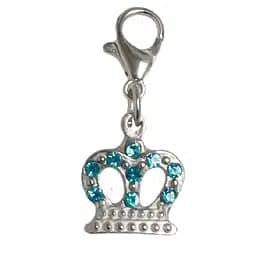 Підвіска на нашийник TatraРet Expert корона з блакитними камінцями 4 см 