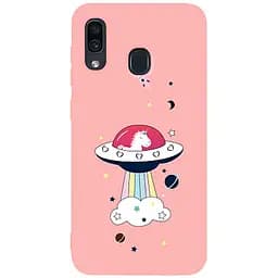 Чохол-накладка Toto Matt TPU 2 mm Print Case Samsung Galaxy A20/A30 #17 Ufo Pink