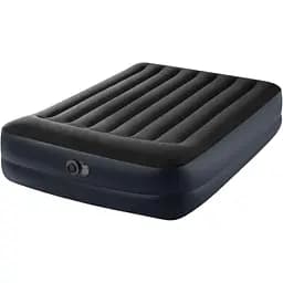 Двоспальний надувний матрац Intex 64124 з вбудованим електронасосом, 152x203x42см