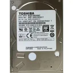 Жесткий диск Toshiba для ноутбука 2.5" 200GB (MQ01AAD020C)