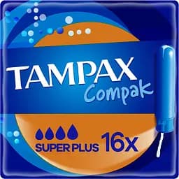 Тампони Tampax Compak Super Plus з аплікатором 16 шт.