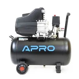 Компресор одноциліндровий Apro OFD-50 1,5кВт 205 л/хв. 50 л 2 крана 30412