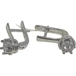 Срібні сережки Qvaliz з фіанітами. 90200514