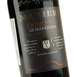 Вино Manieri Primitivo di Manduria, червоне, сухе, 0.75 л - мініатюра 5