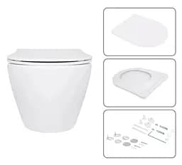 Набір Q-tap Nest 4 в 1 підвісний унітаз Jay Ultra Quiet 520x360x320 + комплект інсталяції QT07335175W48180 - мініатюра 6