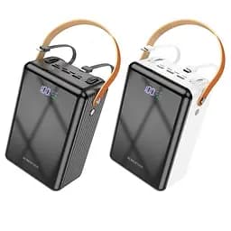 Зовнішній акумулятор Borofone BJ32 Terra fully compatible 80000mAh білий - мініатюра 3