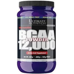 Амінокислота Ultimate Nutrition BCAA BCAA 12 000 Powder Unflavored 400 грам