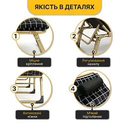 Розкладне ліжко (розкладачка) з оксамитовим матрацом і подушкою LEOBRO (LB-FB-B3-PAT) - мініатюра 7