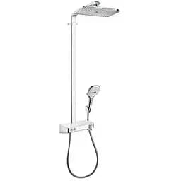 Душова система Hansgrohe Raindance Select E 360 1jet ST Showerpipe 27288400, Білий