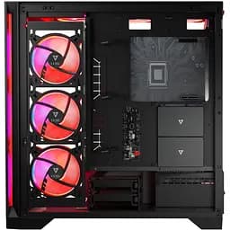 Корпус Modecom VOLCANO EXPANSE S ARGB 4x140 мм fans MIDI USB 3.0x2+TYPE-C BLACK без БЖ ATX (AT-EXPANSE-SG-10-000000) - мініатюра 2