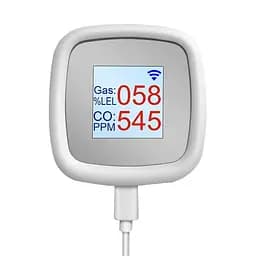 Wifi датчик утечки природного газа + угарного газа 2 в 1 с экраном и сиреной Nectronix GLD-20