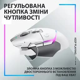 Мишка Logitech G502 X Plus Wireless White (910-006171) - мініатюра 6