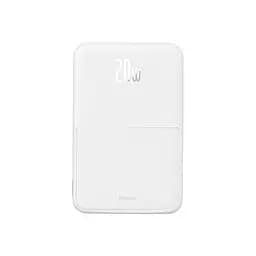 Зовнішній акумулятор магнітний Baseus MagPro Magnetic Bracket 5000mAh 20W (P10064101223-00) білий - мініатюра 3