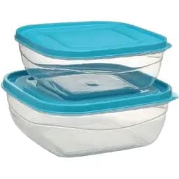 Набор квадратных емкостей Ucsan Soft & lock 2 шт. в ассортименте (54007)