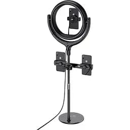 Держатель Hoco Rouge desktop fill light live broadcast stand LV01 с кольцевым освещением