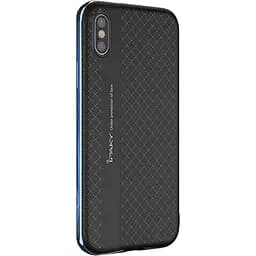 Чохол-накладка iPaky TPU+PC iPhone X Black/Blue