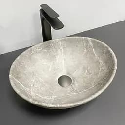 Умивальник VBI Parma beige stone matt накладний VBI-011020