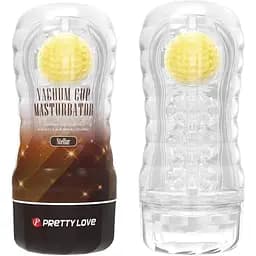 Мастурбатор Pretty Love Vacuum Cup Stellar жовтий