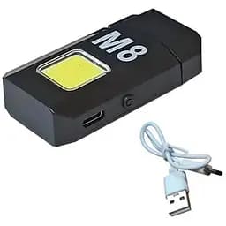 Запальничка-світильник Lovers LV-6002 електроімпульсна електронна, ліхтарик COB USB - мініатюра 3