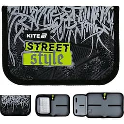 Пенал Kite Street Style черный (K25-621-6)