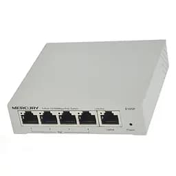 Коммутатор POE Mercury S105P 4 портов POE + 1 порт Ethernet (Uplink ) 10/100 Мбит/сек - мініатюра 1