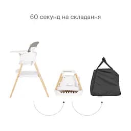 Стільчик для годування Tutti Bambini Nova, білий (611010/3511) - мініатюра 7